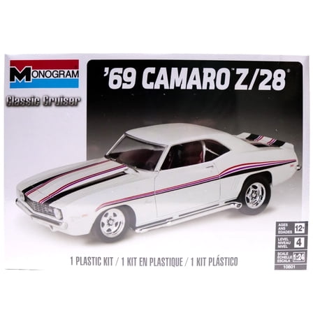 Monogram 1969 Camaro Z/28 1:24 Scale Classic Cruiser Model Car Kit