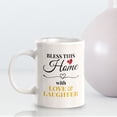 thumbnail image 6 of Blessed This Home With Love & Laughter 11oz Ceramic Coffee Mug | Cute Funny Cups, 6 of 6