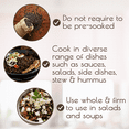 thumbnail image 6 of Darsa Organics Sabut Urad Dal 2 lb, Organic Black Lentils Whole, USDA Organic Black Gram Lentils, Non-GMO, Gluten-Free Dried Lentils, Chemical-Free, Kosher, Ideal for Indian Dishes & Vegan Diets, 6 of 6