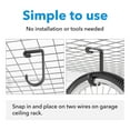 thumbnail image 3 of giffgaff Multipurpose Wall Mount Storage Hanger, Black, 3 of 9