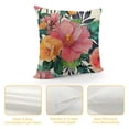 thumbnail image 4 of YINGXI  Watercolor Flower with Happy Mother’s Day Throw Pillow Cover Pillowcase Decor, Mom Quote Words Spring Floral Bloom Gifts Sofa Bed Bedroom Home Decoration 24x24in, 4 of 5