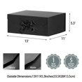 thumbnail image 3 of Caja de regalo GoooodGift negra grande de 33 x 28 x 13,5 cm con cinta, 3 of 7