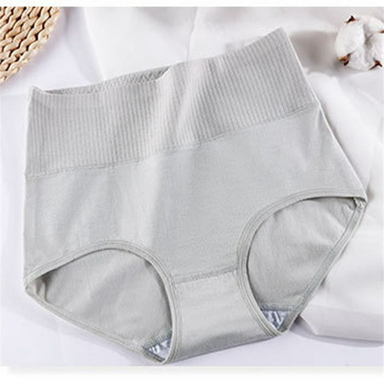 CAICJ98 Womens Underwear Cotton Women High Waist Belly Lace Seamless Lift  Breathable Triangle Cotton Briefs J,L
