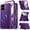 Purple, variant on Vizvera Magnetic for Google Pixel 10 Pro Fold Case with Stand, Fit for Magsafe, Hinge Protection, Screen Protector, Built-in Hidden Kickstand, Slim Shockproof Phone Case-Black