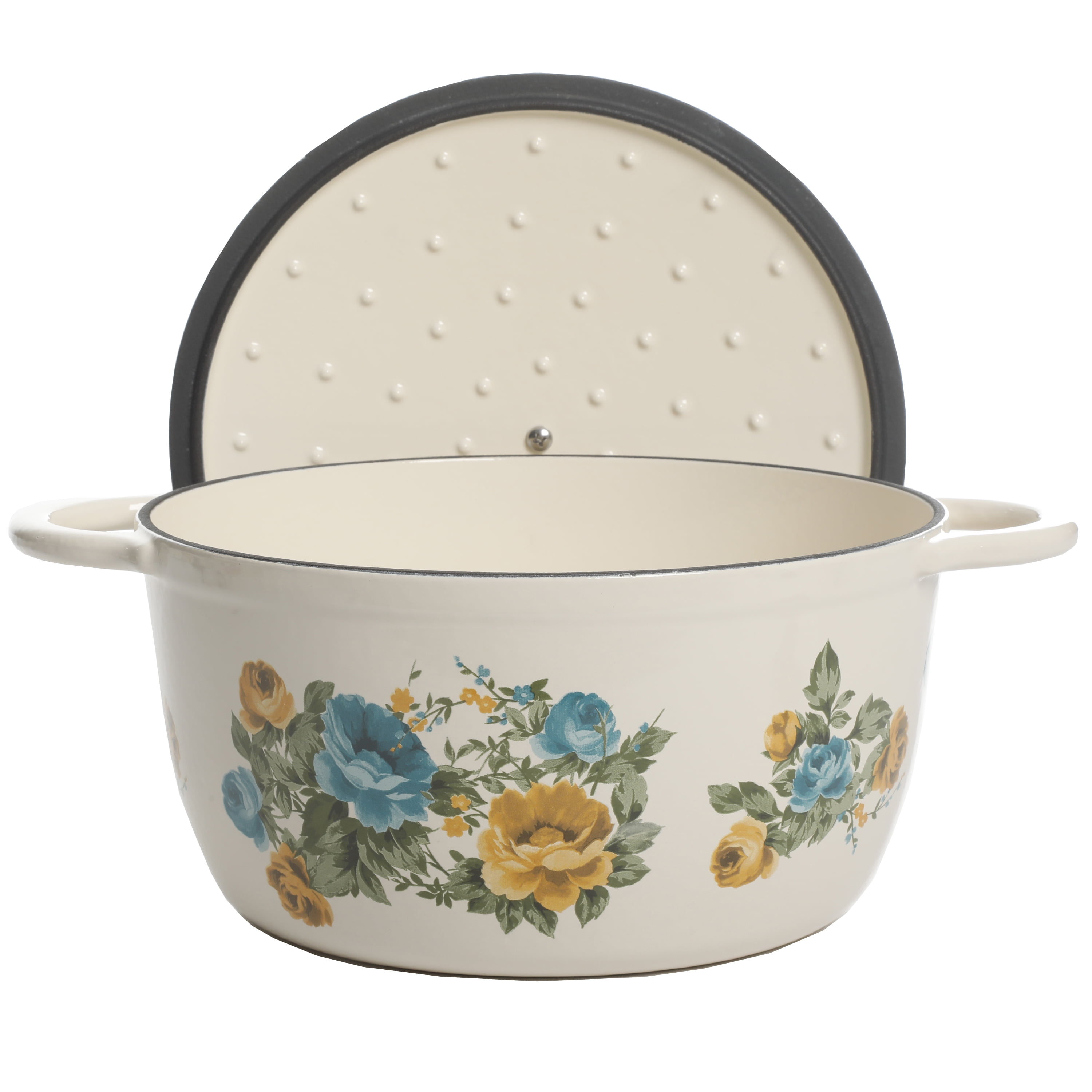 The Pioneer Woman Rose Shadow 5-Quart Dutch Oven - 1