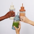 thumbnail image 5 of The Beast Mini Blender Plus | Mini Countertop Kitchen Blender | Blend Smoothies And Shakes, Dressings, Sauces, Dips | Extra Vessels, Straw Cap And Straws Included | 600W (Terra), 5 of 5