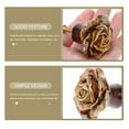 thumbnail image 2 of 4pcs Vintage Cabinet Doorknob Furniture Knobs Drawer Pulls Handle Flower Shape Cupboard Knobs, 2 of 8
