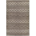 thumbnail image 2 of Hauteloom Abuyon Jute Living Room, Bedroom Area Rug - Bohemian, Transitional - Charcoal, Peach - 6' x 9', 2 of 7