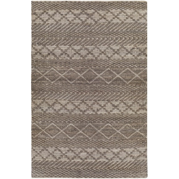 BoutiqueRugs Abuyon Bohemian, Transitional Area Rug - Charcoal, Peach - 2' x 3'
