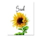 thumbnail image 1 of Yuarrent Planta de acuarela Girasoles Flores Impresiones decorativas Lona impermeable Núcleo Ornamento Coleccionables Corredor Decoración del hogar Flor de remojo Yuarrent HA061613-03B, 1 of 6