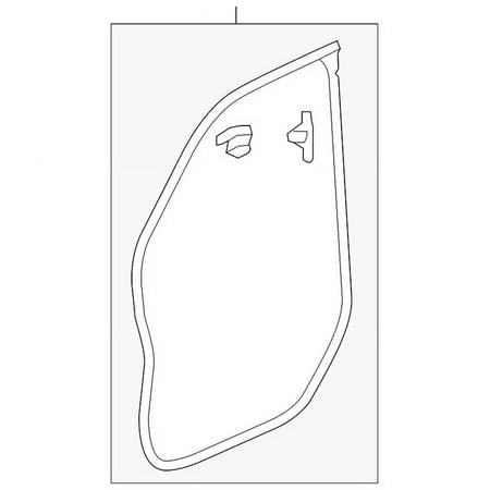 Genuine OE Honda Front Weather-Strip - 72355-SZA-A01ZC Fits select: 2009 HONDA PILOT EXL