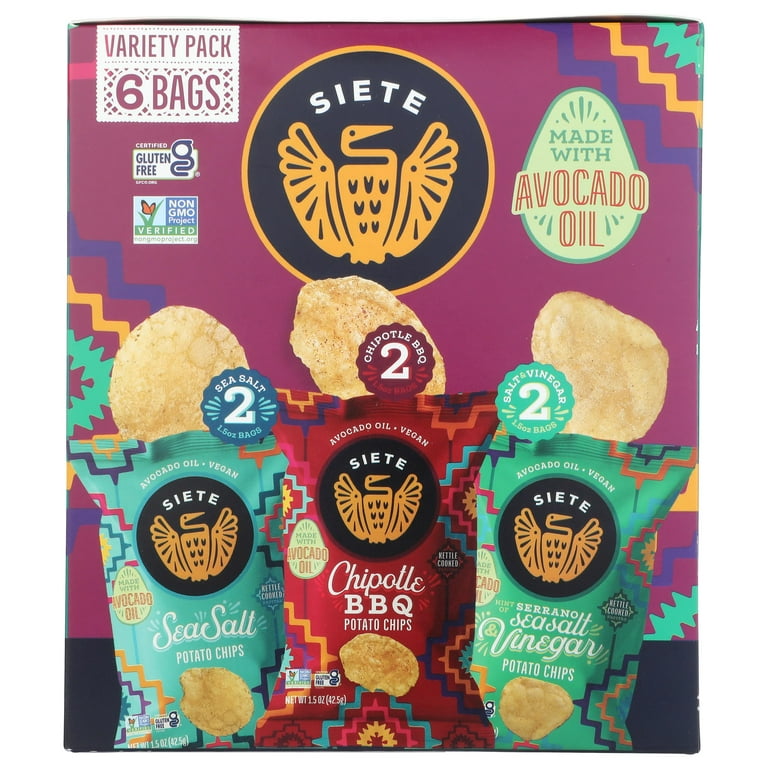 Siete Family Foods Siete Kettle Variety Pack, 6 pack