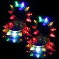thumbnail image 1 of Bangcool 4PCS LED Bracelet 8-LED Snap Fastener Glow in the Dark Bracelet Party Bracelet, 1 of 9