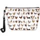 thumbnail image 1 of Bolsa de cosméticos con estampado de gallo y animales para mujeres y niñas, bolsa organizadora de maquillaje de cuero sintético, bolsa de mano para artículos de tocador de viaje, 1 of 6