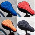 thumbnail image 2 of Fit Bicycle Seat Cover Bicycle Silicone 3D Gel Saddle Pad Padded Soft Comfort EVA Anti-Friction Seat Cover Cycling Parts (Color: Black), 2 of 2