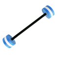 thumbnail image 1 of jinwen Dumbbells , Comfortable Portable Dumbbells, Water Exercise Dumbbell Weights for Blue Color Standard, 1 of 9