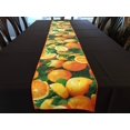 thumbnail image 2 of Cotton Print Table Runner Fruits Orange Slices, 2 of 2