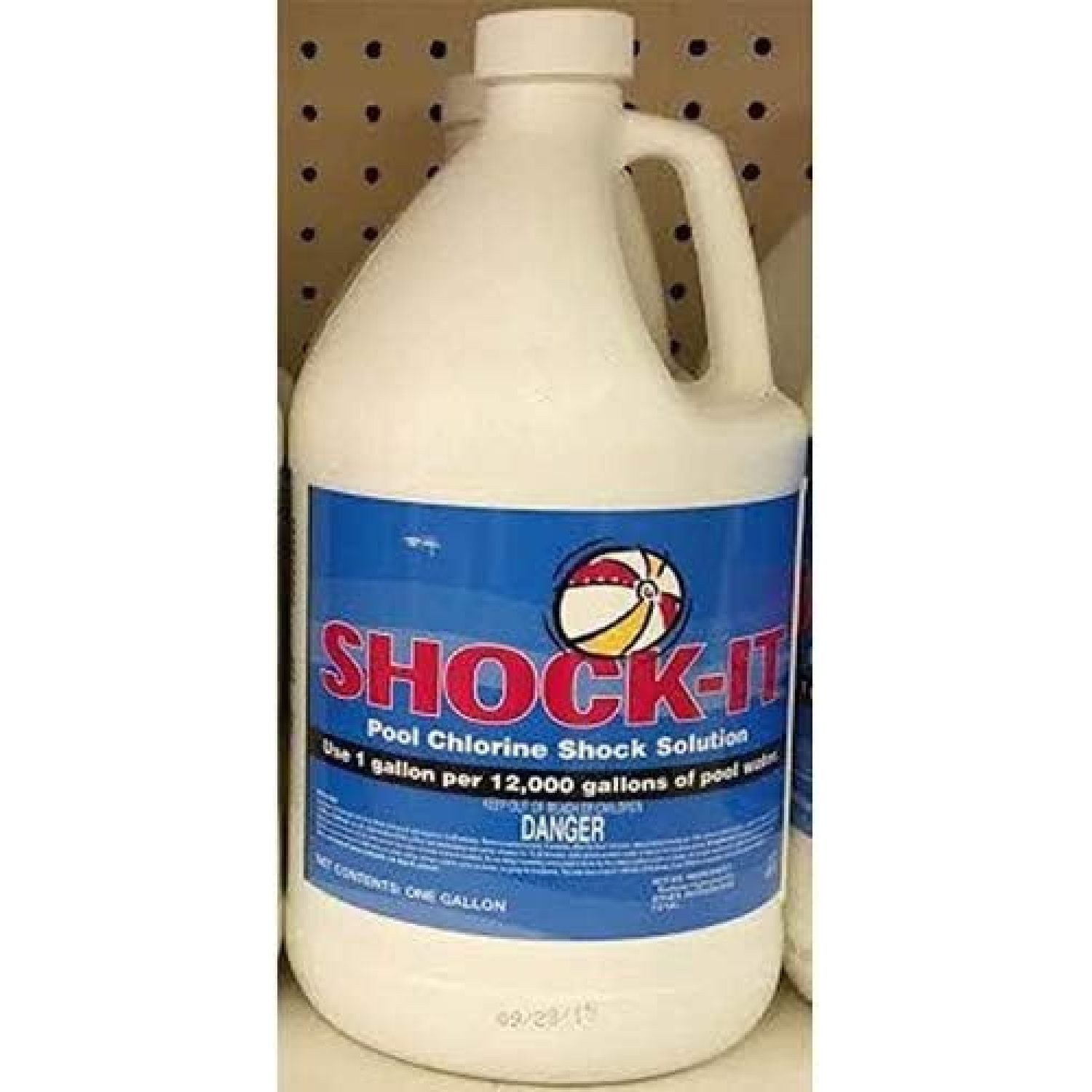 CYQUIO 1 Gallon of ShockIt Liquid Chlorine Pool Shock Grade 12.5