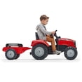 thumbnail image 6 of Massey Ferguson 8740S with Trailer Pedal Tractor by Falk FA4010AB, 6 of 6