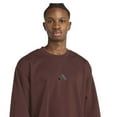 thumbnail image 4 of adidas Men's Essentials Fleece Sweatshirt, Collegiate Green, Large, 4 of 4