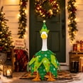 thumbnail image 4 of Christmas Porch Goose Outfit, Christmas Tree Design Christmas Goose Outfits for Patio Yard Garden Decor, Xmas Porch Goose Decorations, 4 of 4
