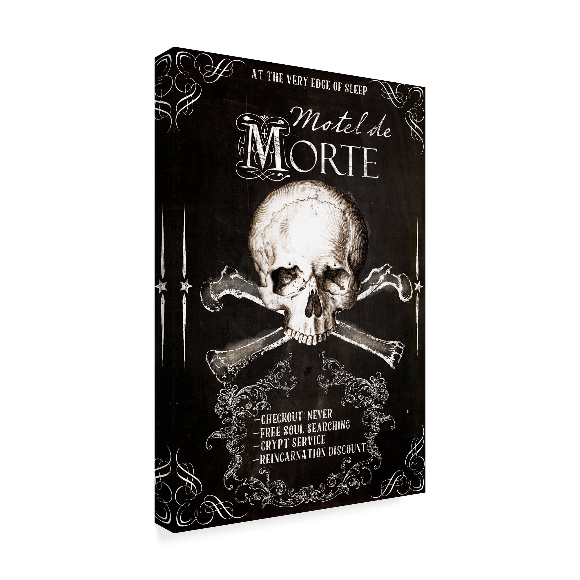 Trademark Fine Art 'Dark Signs 3' Canvas Art by Color Bakery