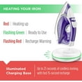 thumbnail image 3 of Black+Decker ICL500 Light ��N Go Cordless Iron, Purple, Large Water Tank, 3 of 9