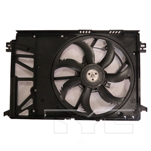 TYC 624200 Dual Radiator And Condenser Fan Assembly
