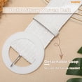 thumbnail image 5 of WHIPPY Women Straw Woven Stretch Belt for Dresses Pants Ladies Braided Elastic Belts, 5 of 6