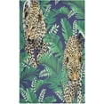 thumbnail image 2 of Dreamtimes Leopard Palm Leaves Jungle Kitchen Towels Dish Bar Tea Towel Dishcloths Set of 4 Super Absorbent Soft 18 x 28 inches, 2 of 7