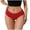 Red, variant on Xijirk Women's Low Waist Brief Panties Sleek Flat Knit Underwear with Gentle Inner Base Layer for Daily Casual Wear,Black,S