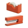 thumbnail image 2 of JAM Paper Desk Stationery Set, Orange, 2/Pack - 1 Stapler & 1 Tape Dispenser, 2 of 5