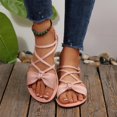 thumbnail image 6 of YLOMAY Womens Sandals Comfortable Women's Flat Sandals Strappy Beach Sandals for Women Dressy Casual Bohemian Summer Shoes, Comfy Relax Shoes Pink 6, 6 of 6