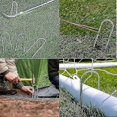 thumbnail image 3 of 8pcs Heavy Duty trampoline stakes tent pegs galvanized U-anchors, 3 of 5