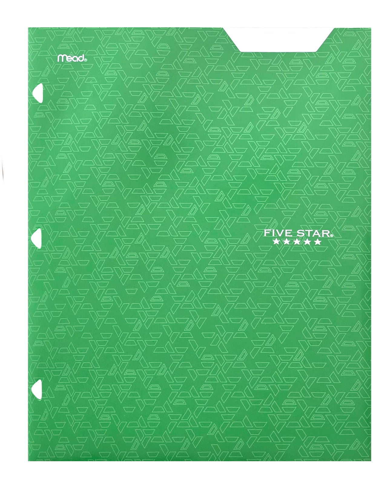 Five Star 4 Pocket Portfolio, Green