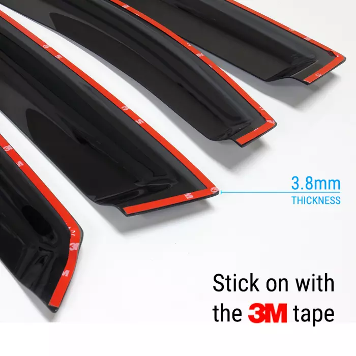 Smoke Window Sun Vent Visor Rain Guards Deflectors for Toyota RAV4 2019-2024