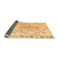 thumbnail image 2 of Ahgly Company Indoor Round Solid Orange Modern Area Rugs, 3' Round, 2 of 4