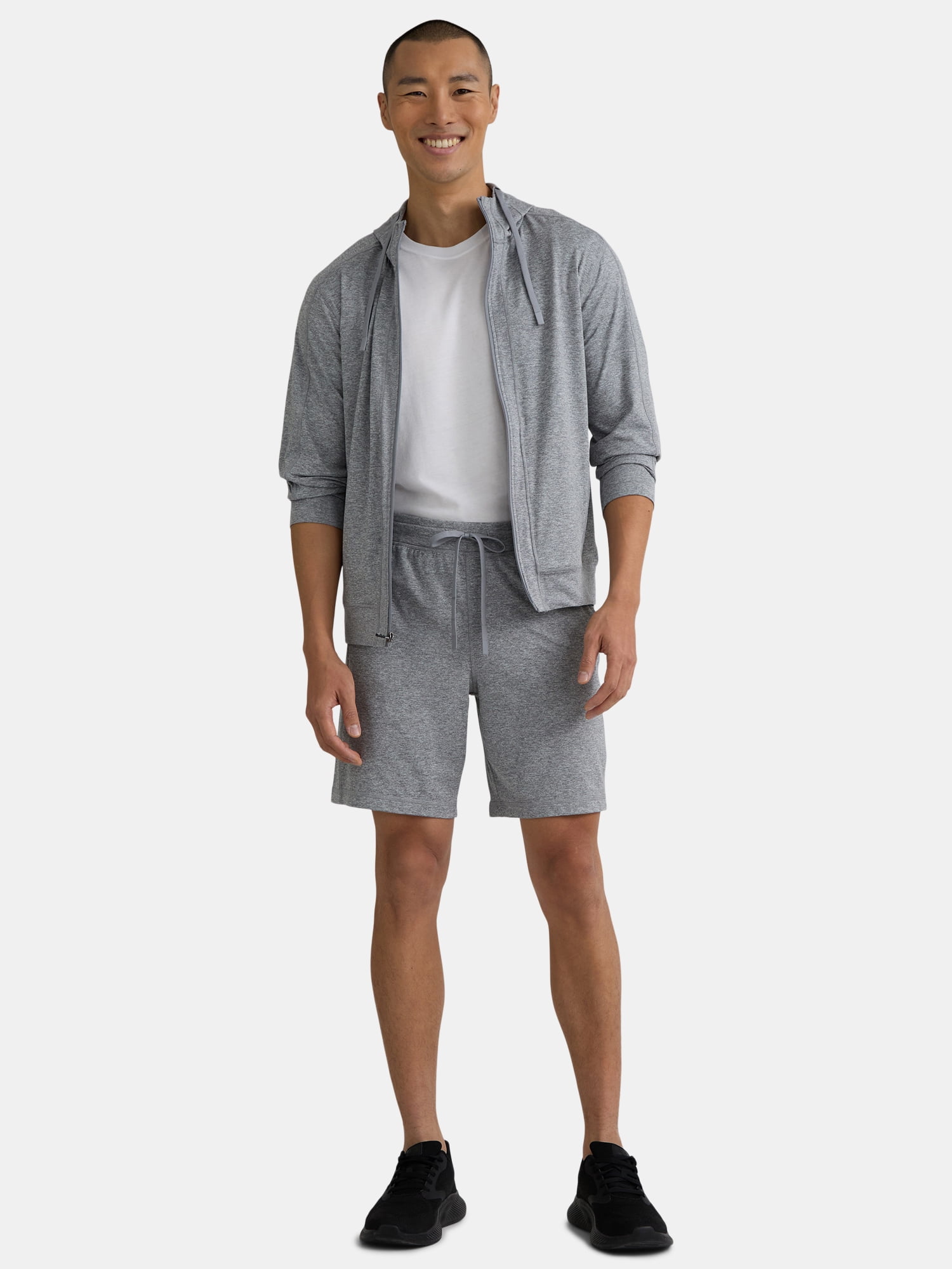 Athletic Works Men's and Big Men's Soft ButterCore Shorts, 6" & 8" Inseams, Sizes XS-5XL