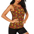 thumbnail image 2 of Fotbe Fall Leaves Blusas Sin Mangas para Mujer – Estilo Casual, Corte Suelto, Slim-Fit, Cuello Redondo Deportivo, Tops de Verano para Gimnasio y Yoga-Medium, 2 of 7