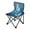 Abstract Blue and White Butterfly, variant on 600D Oxford Camping Chair Portable Foldable Chair Supports 220 lbs for Picnic, Fishing, Backpacking Abstract Wild Animals
