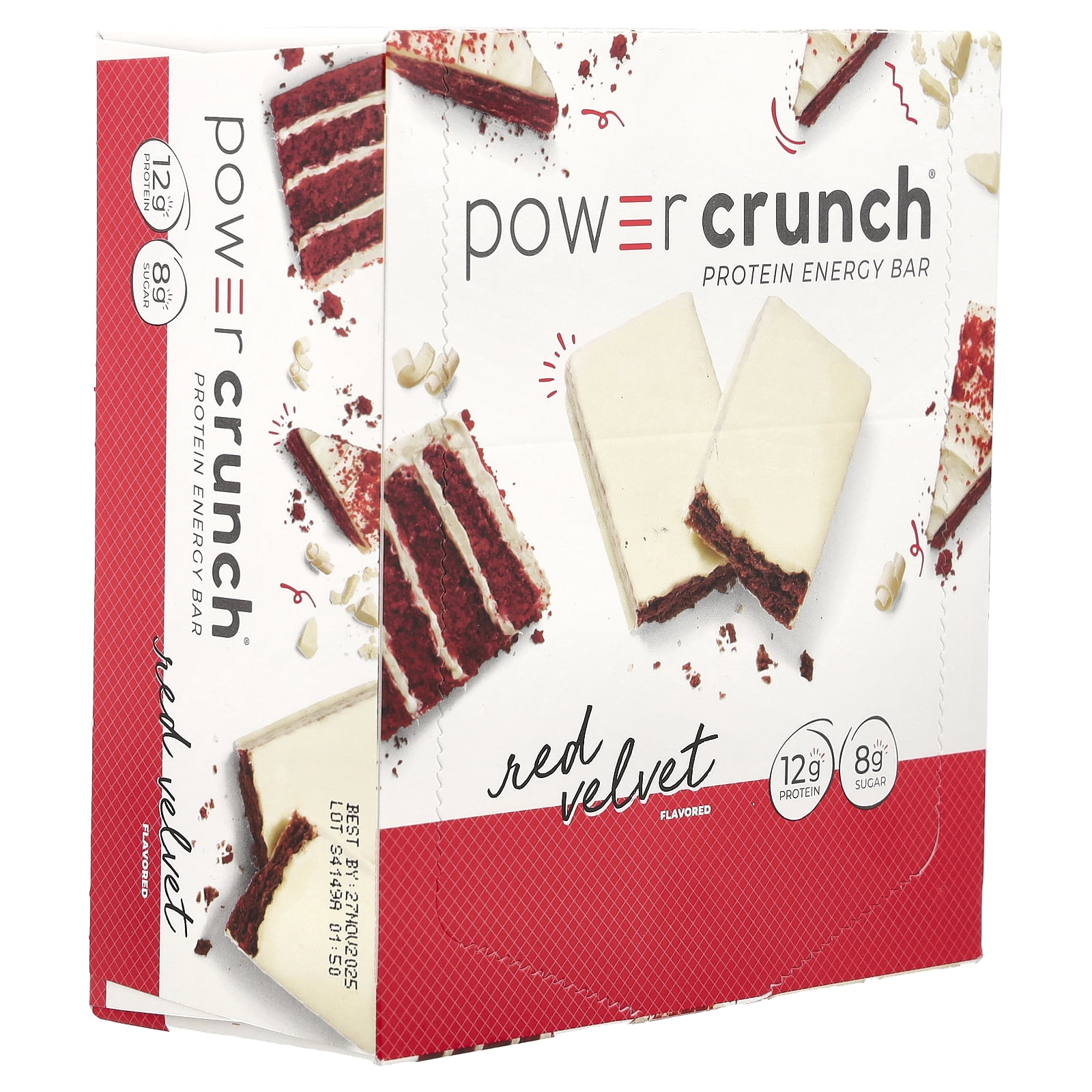 Power Crunch Original Red Velvet 12 count 1.4 oz bars