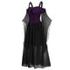 thumbnail image 3 of Vestidos para mujer Vestidos casuales Womne Tallas grandes Hombro frío Manga de mariposa Vestido de fiesta con cordones Odeerbi  ODB-5, 3 of 6