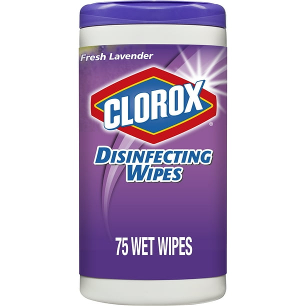 Clorox Disinfecting Wipes, Bleach Free Cleaning Wipes Fresh Lavender