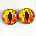 thumbnail image 4 of Fire Flames Dragon Sew-On Button Glass Eyes, 4 of 7