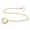 Gold-color, variant on Crystal Tassel Chain Fake Septum Rings for Girls Young Lady Indian Vintage