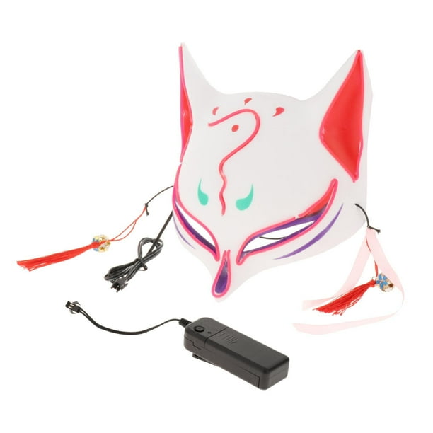 Cool Cosplay LED de zorro iluminada Vestir Juego de Halloween Hugo Cubierta de Cosplay de Halloween