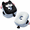 Dairy cow cat, variant on Double-Sided Cool & Soft Nap Pillow 30×25cm (11.8×9.8 in) – Cute Animal Plush Sleeping Cushion for Kids & Adults – Penguin, Cat, Dog, Bear Plush Travel, Office & Home Nap Pillow