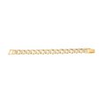 thumbnail image 1 of Pulsera Cubana Bling Bling Hip Hop BRI para hombres y mujeres oro, 1 of 10