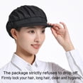 thumbnail image 5 of Breathable Mesh Chefs Hat Adjustable Kitchen Hair Net Mesh Work Hat For Professional Service With Wide Brims, 5 of 8