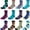Style 4, variant on Men's Colorful Dress Socks - Fun Patterned Funky Crew Socks For Men - 12 Pack